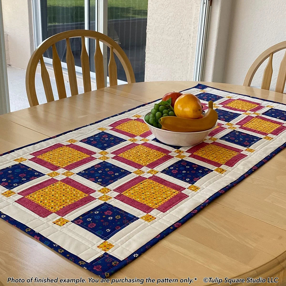 Country Charm Table Topper Downloadable Pattern by Tulip Square