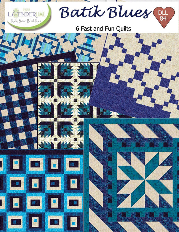 Batik Blues Quilt Pattern by Lavender Lime Quilting