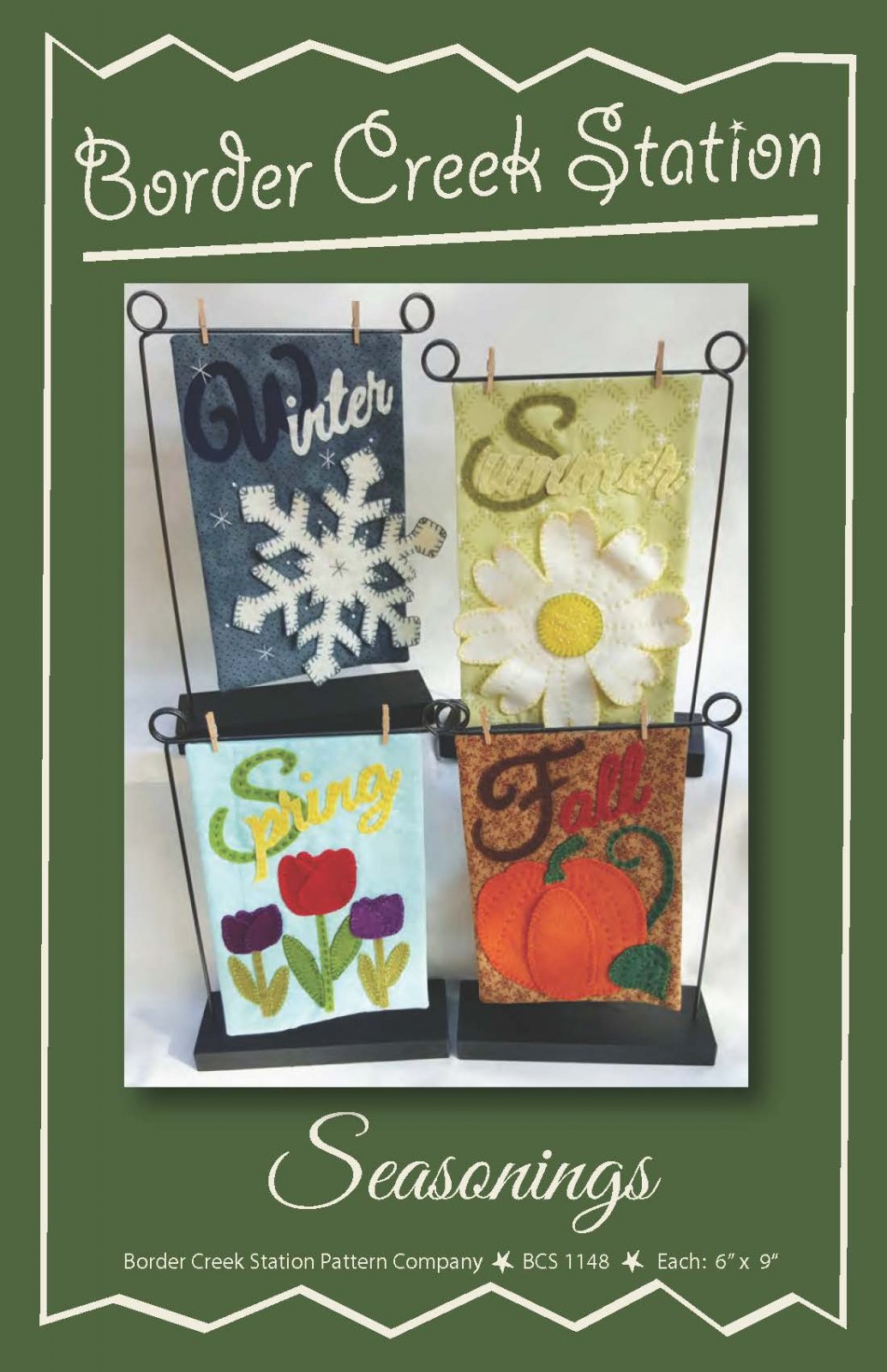 Seasonings Quilt Pattern by Border Creek Station