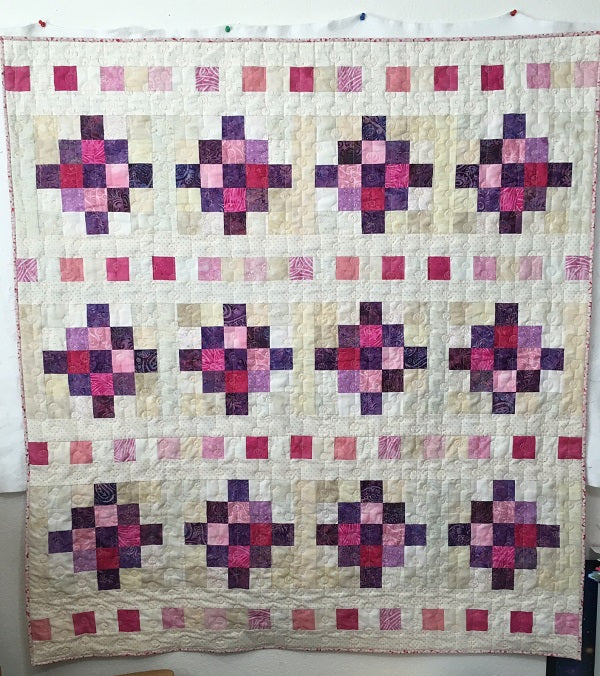 Beaded Curtain Quilt Pattern by True Blue Quilts