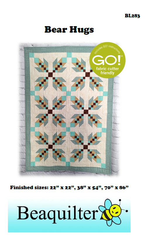 Bear Hugs Downloadable Pattern by Beaquilter