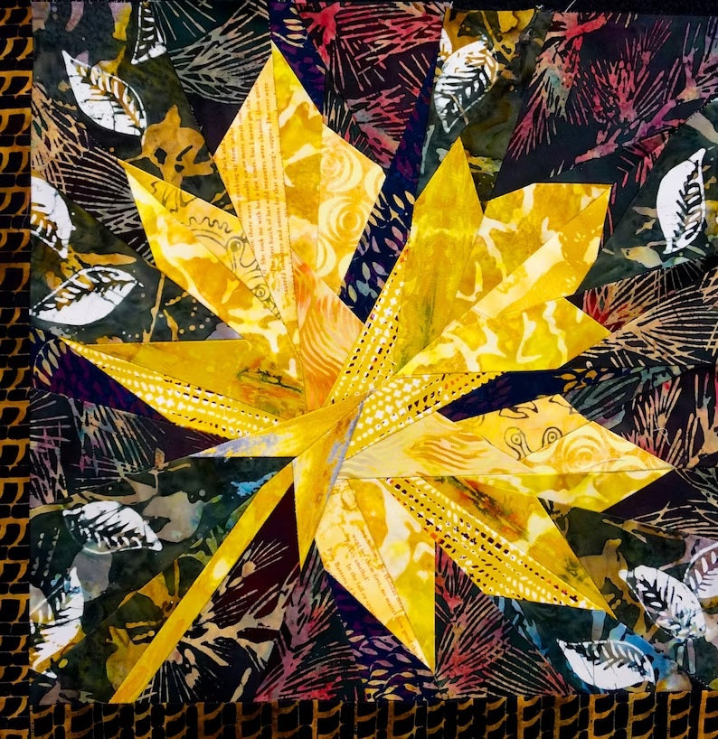 Big Leaf Maple Queen Quilt Pattern by Ann Shaw Quilting