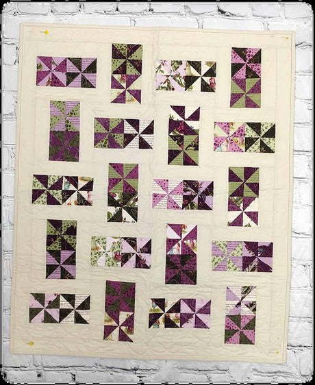 Parading Pinwheels Quilt Pattern by Beaquilter