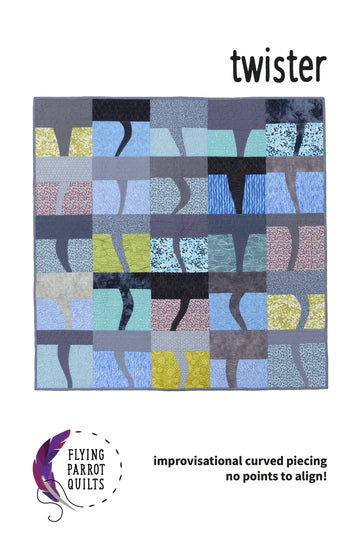 Twister Quilt Pattern by Flying Parrot Quilts