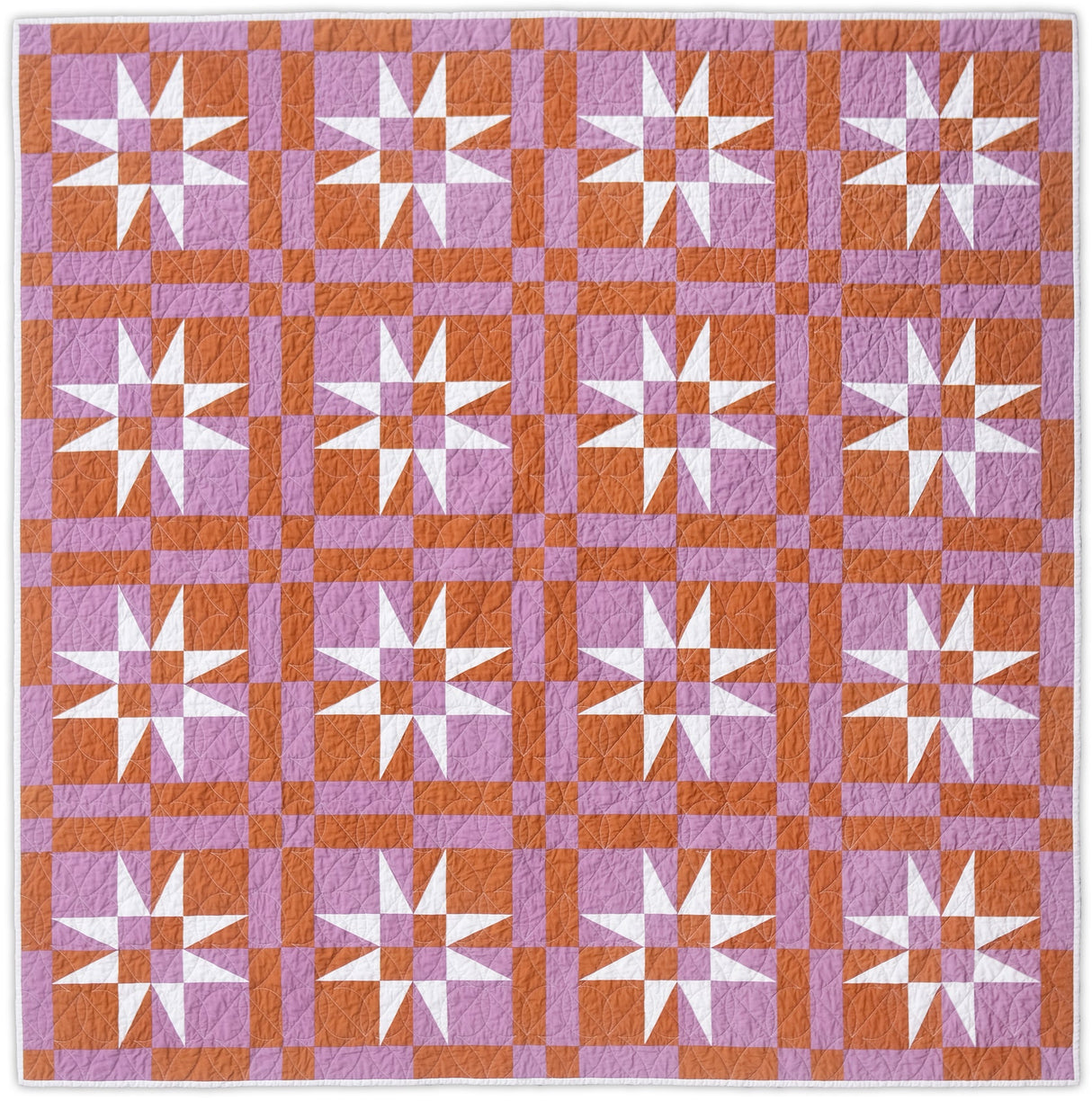 Checkered Starlight Quilt Downloadable Pattern by In The Light Quilts