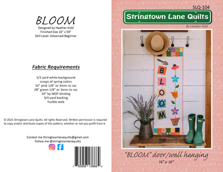 Bloom Quilt Pattern by Stringtown Lane Quilts