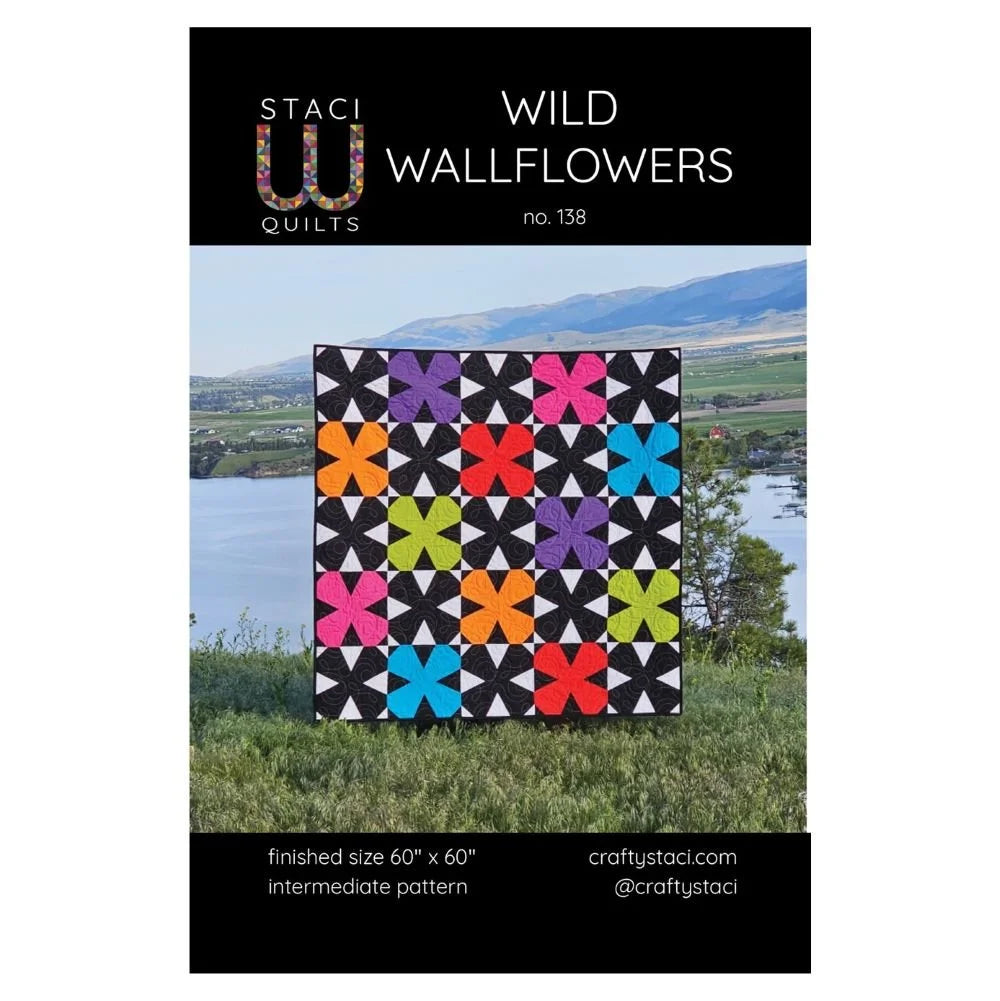 Wild Wallflowers Downloadable Pattern by Staci W Quilts