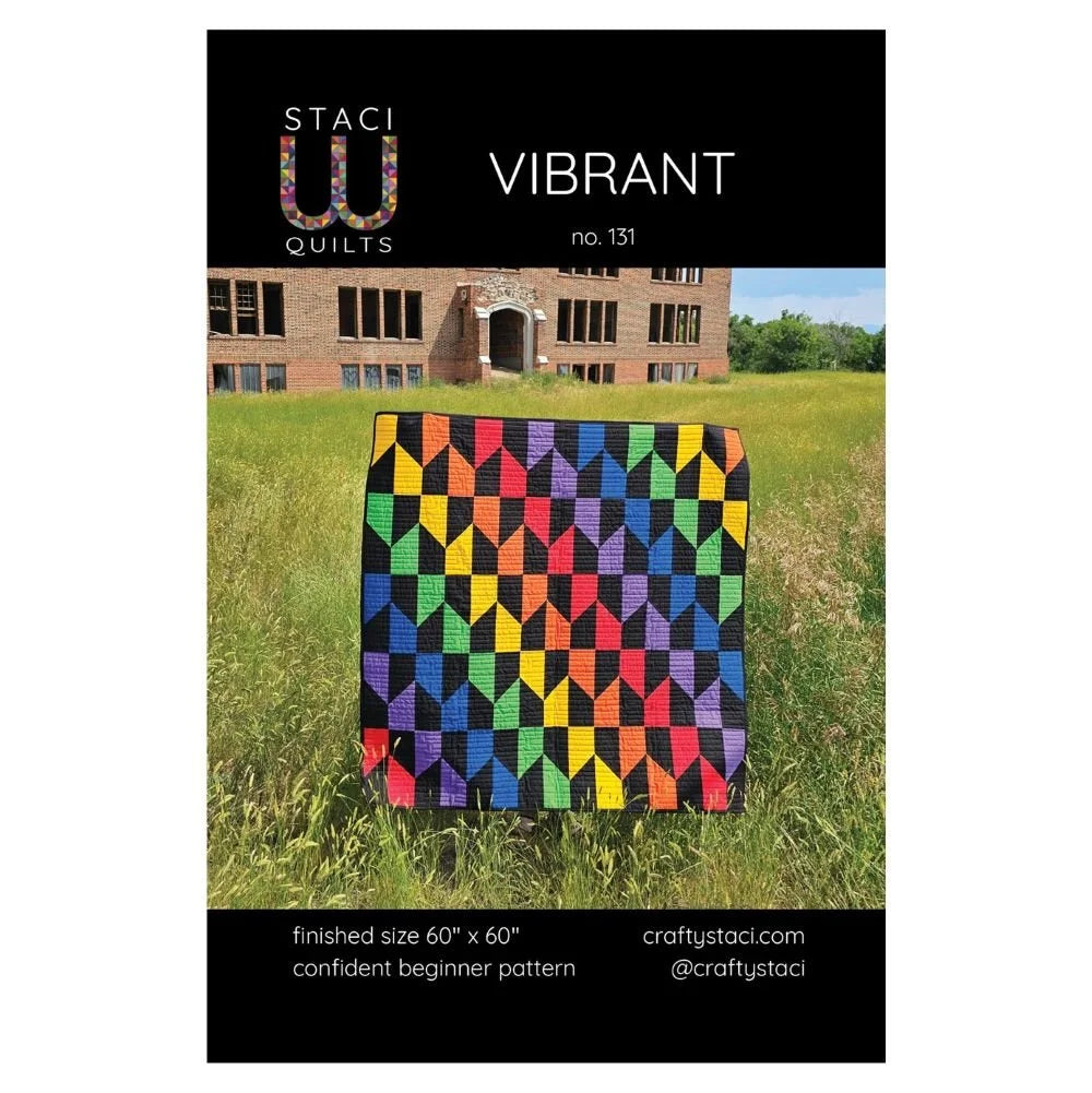 Vibrant Downloadable Pattern by Staci W Quilts