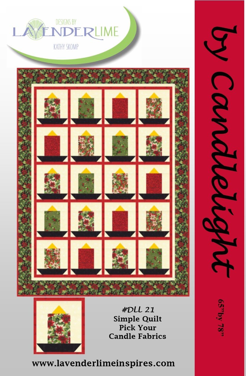 By Candlelight Quilt Pattern by Lavender Lime Quilting