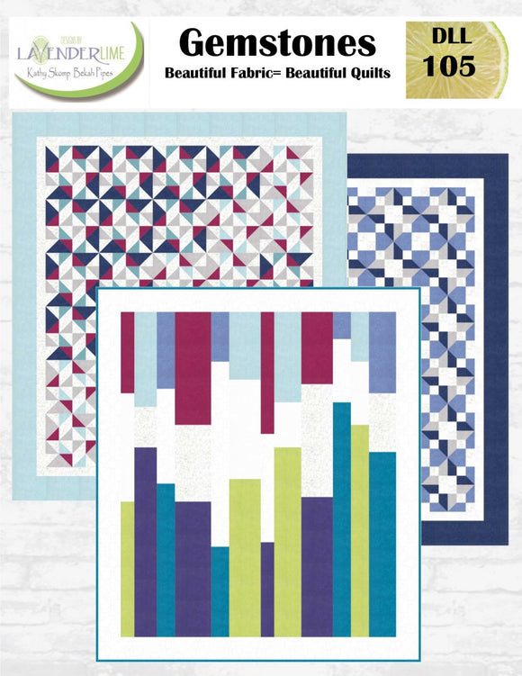 Gemstones Downloadable Pattern by Lavender Lime Quilting