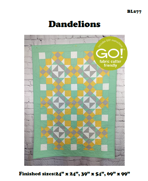 Dandelion Downloadable Pattern by Beaquilter