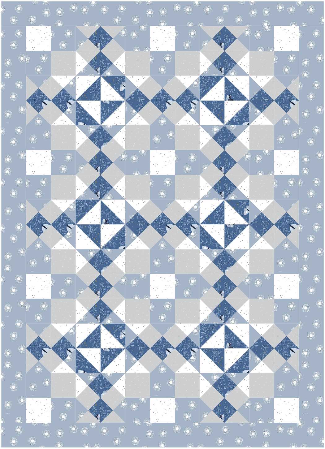 Dandelion Downloadable Pattern by Beaquilter