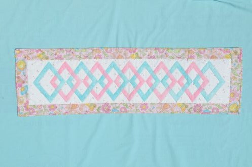 Diamond Play Table Runner Pattern by Kay Buffington