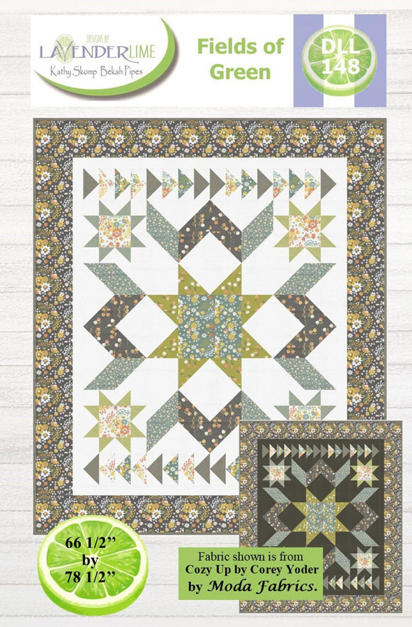Fields of Green Downloadable by Lavender Lime Quilting