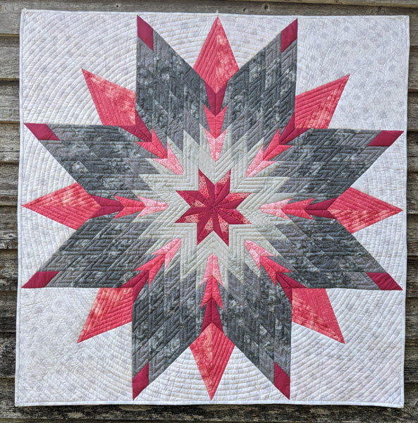 Star Burst Quilt Pattern by Delightful Piecing