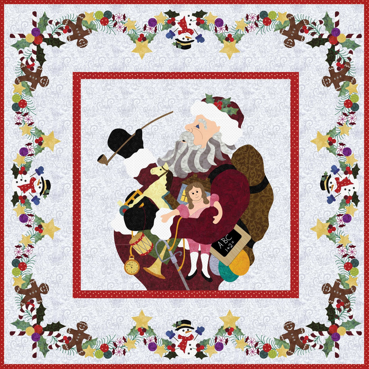 Ole Time Santa Quilt Pattern