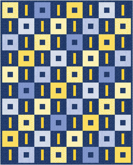 Lemon Blueberry Downloadable Pattern by Upper Canada Quiltworks