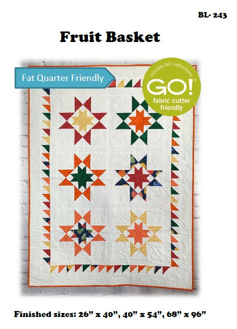 Fruit Basket Downloadable Pattern by Beaquilter