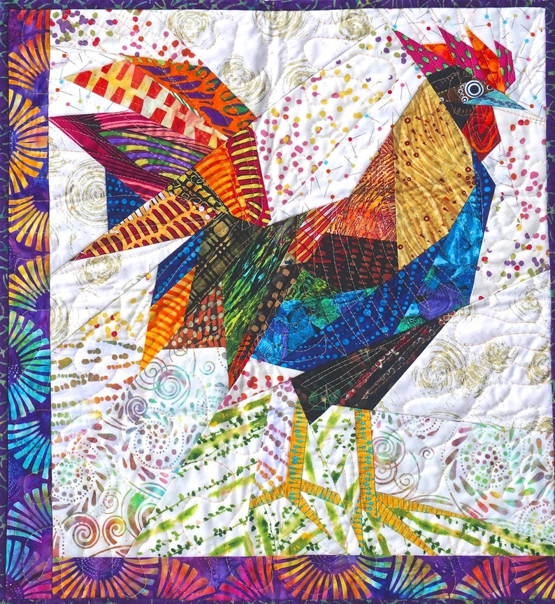 Gallus Gallus Quilt Pattern by Ann Shaw Quilting