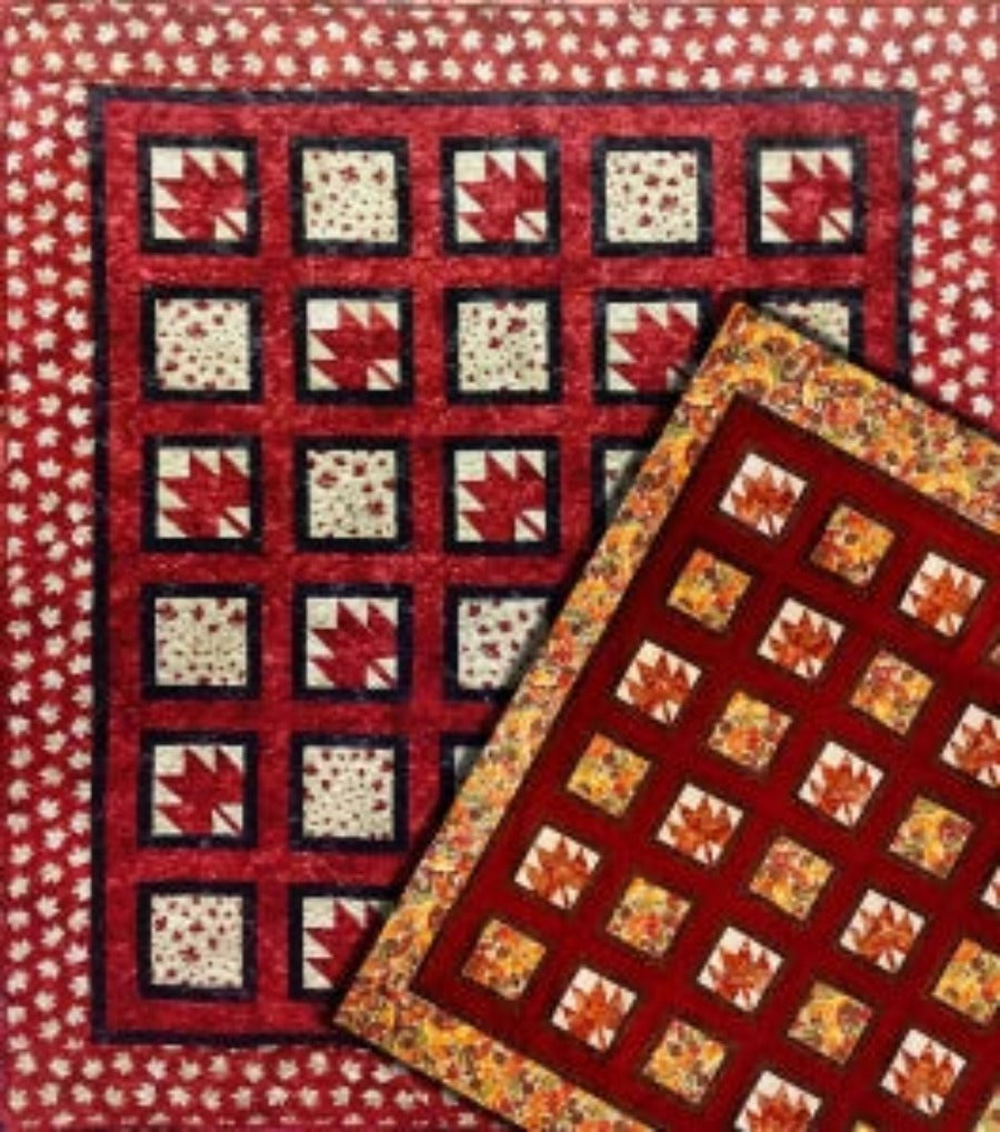 Maple Leaf Two-Step Pattern by H. Corinne Hewitt Quilt Patterns