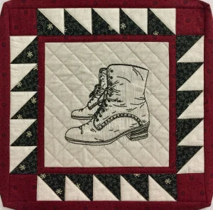 Anna’s Boots Downloadable Pattern by H. Corinne Hewitt Quilt Patterns