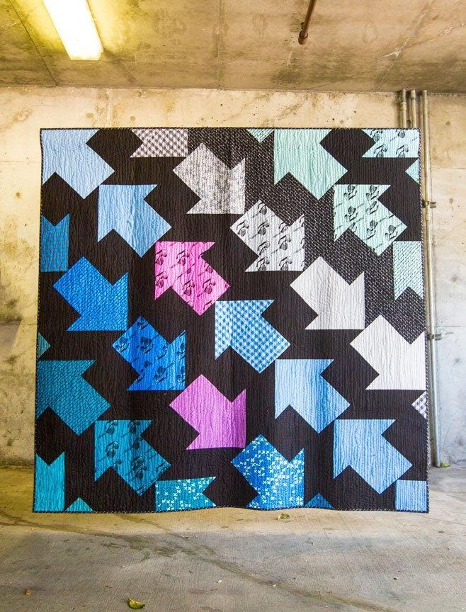 Sense of Direction Quilt Pattern by Orange Dot Quilts