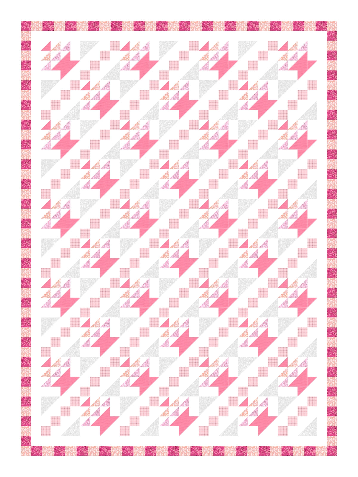 Hyacinths in Baskets Downloadable Pattern by Beaquilter