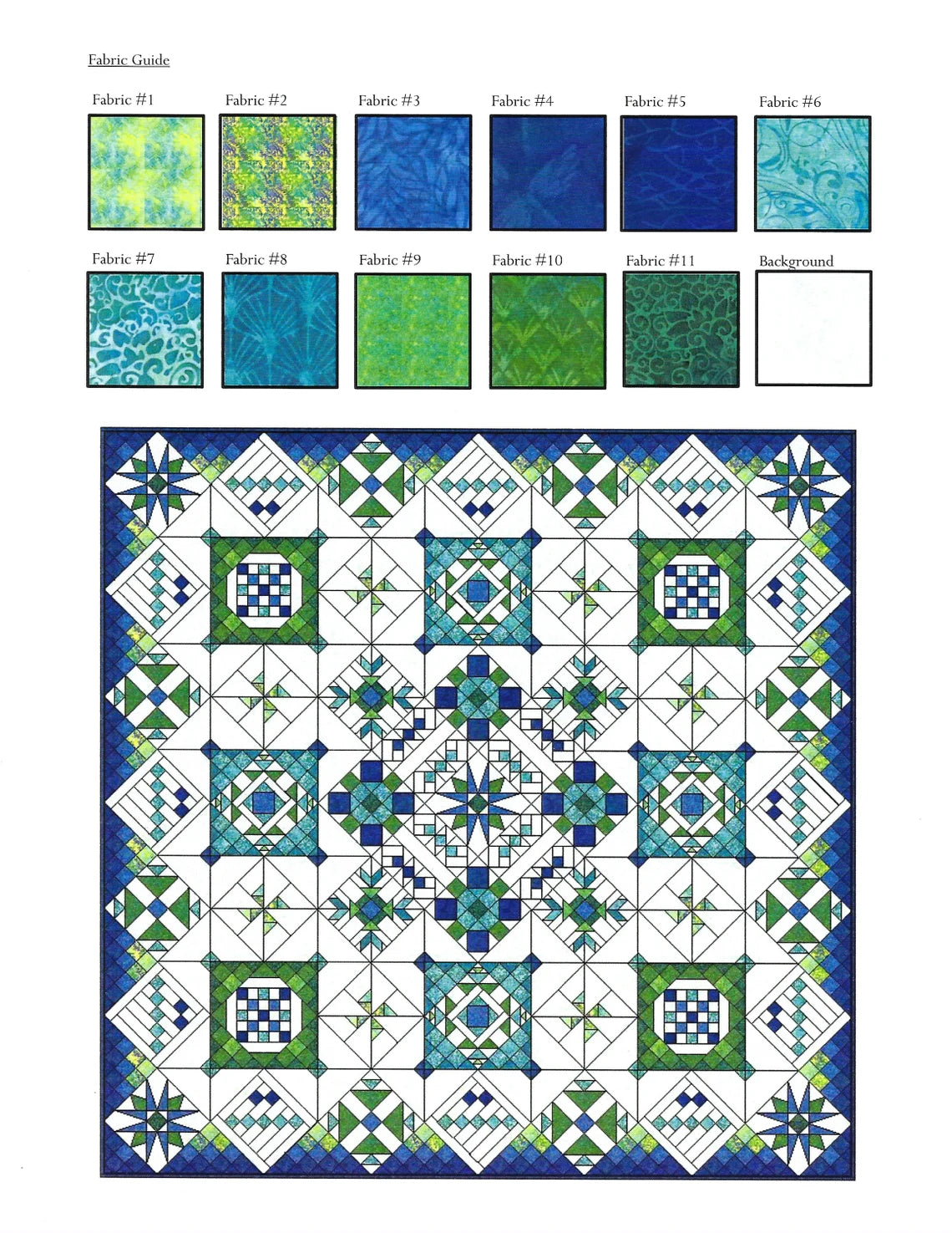 Sea Islands Quilt Pattern by Whirligig Designs