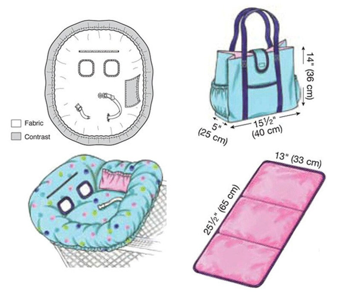 Kwik Sew 3643 - Seat Cover, Bag, & Pad