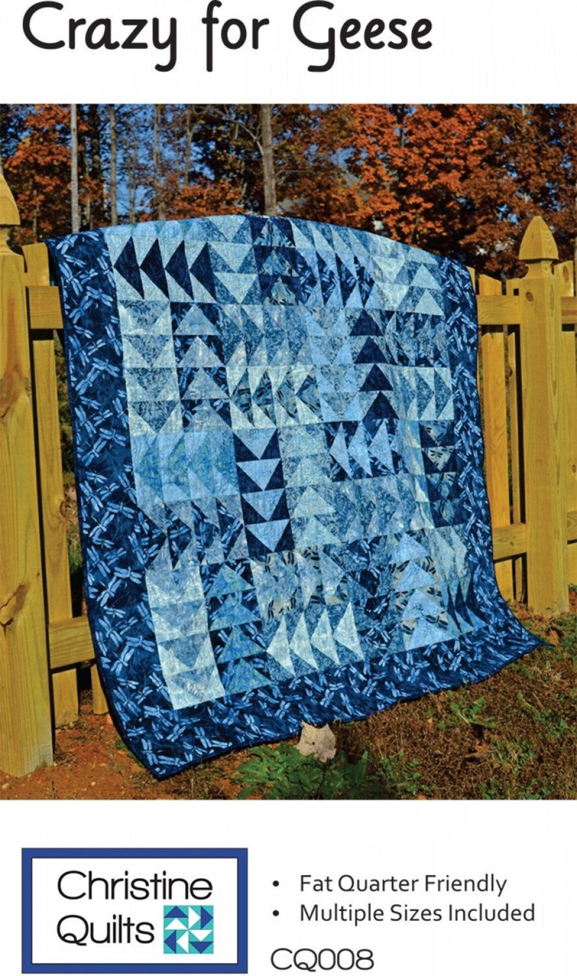 Crazy For Geese Quilt Pattern