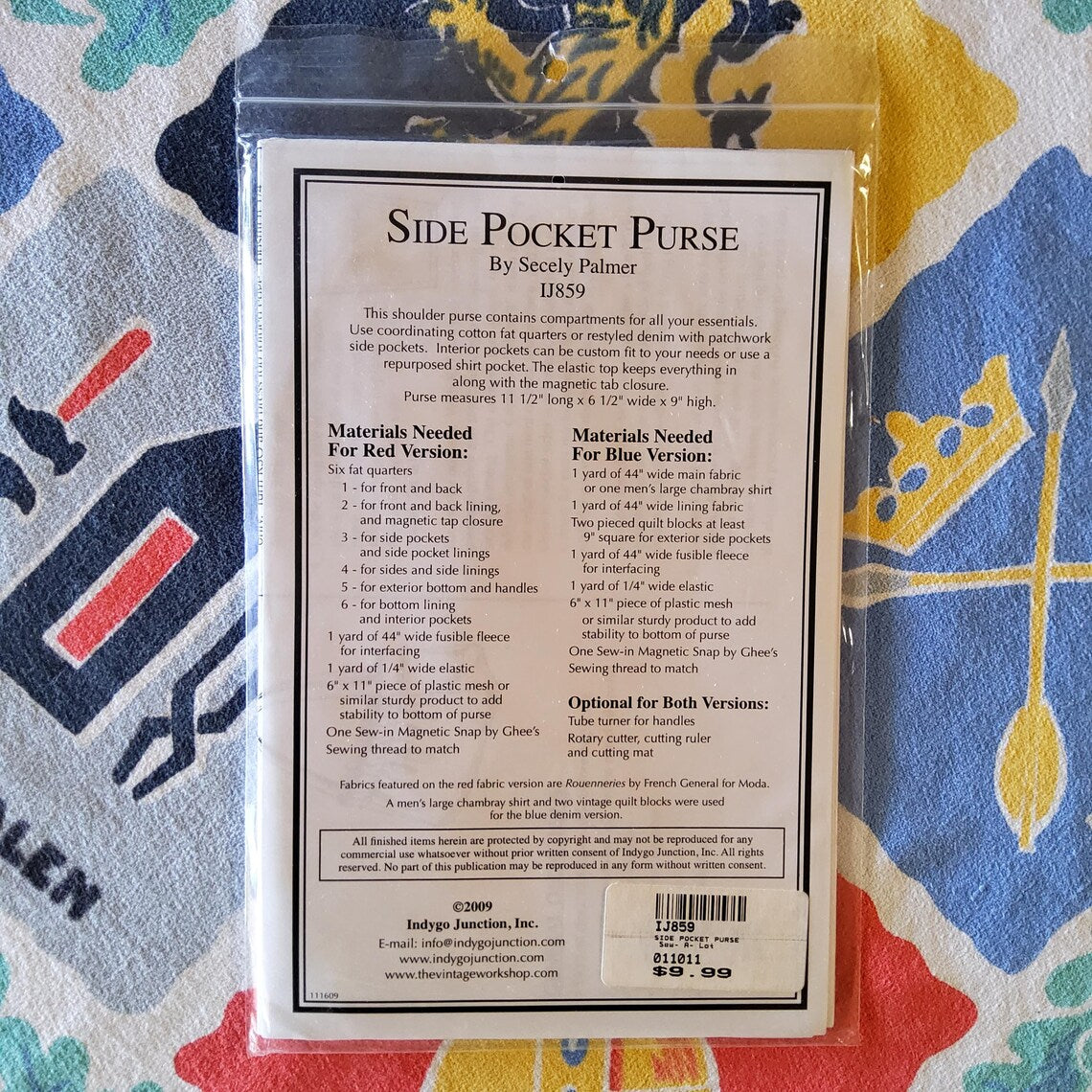 Side Pocket Purse Pattern