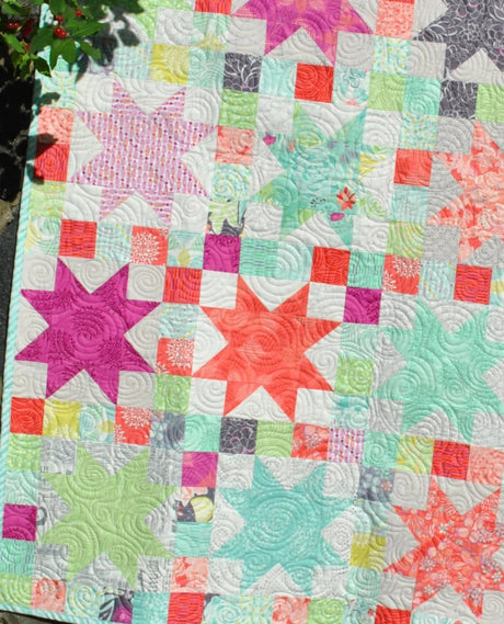Sara’s Star Quilt Pattern by Sweet Janes Quilting and Design