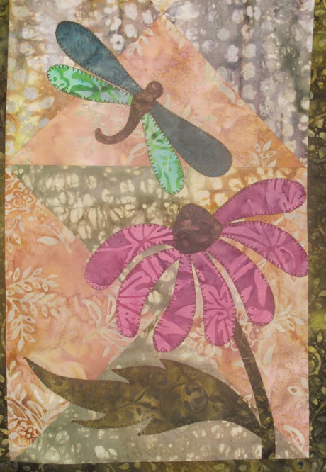 Dragonfly Dream Table Runner Pattern by Quilt Doodle Designs