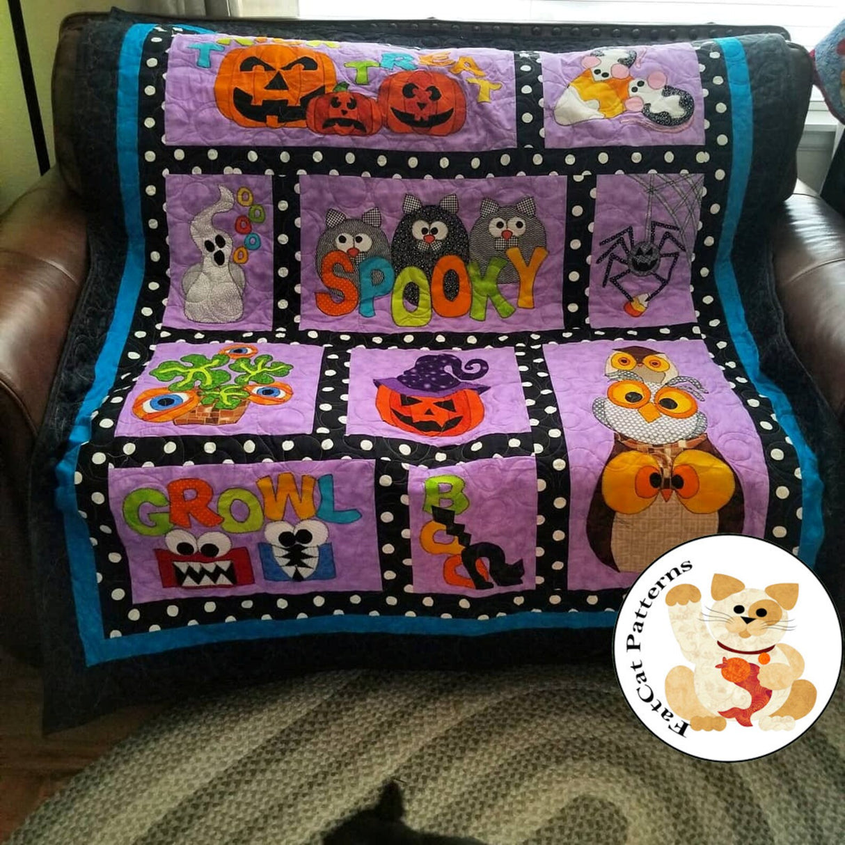 BooTacular Quilt Pattern by FatCat Patterns