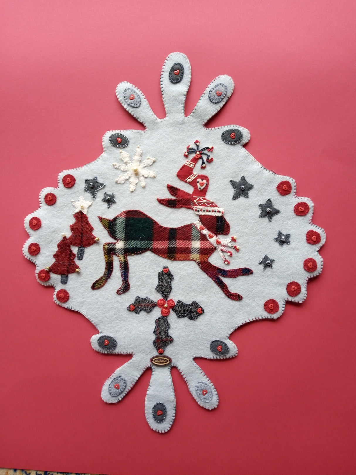 Winter Solstice Downloadable Pattern by Pams Penny Rugs