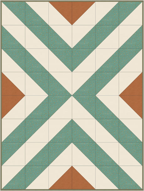 X Quilt Quilt Pattern by Handwoven By Leah