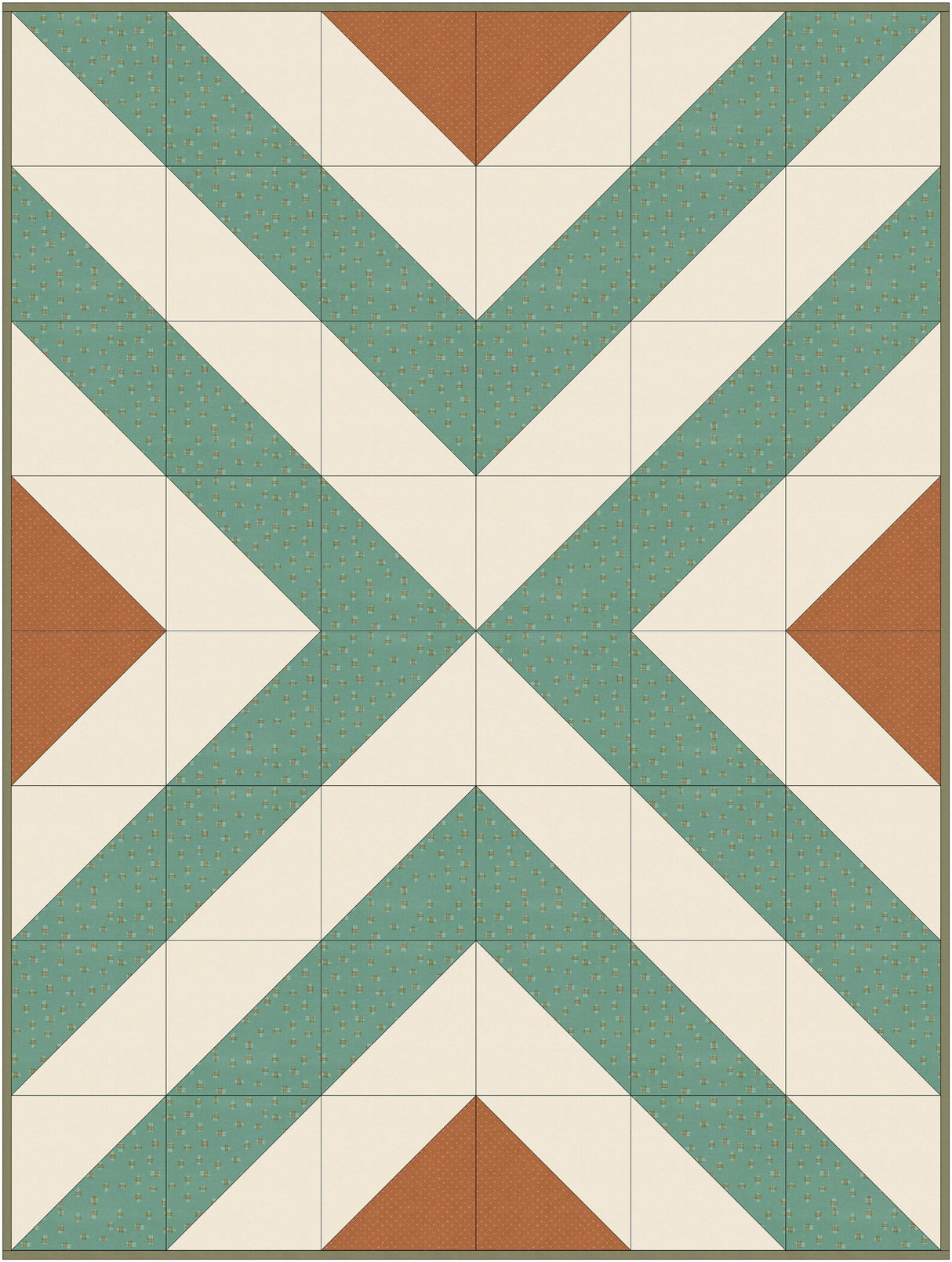 X Quilt Quilt Pattern by Handwoven By Leah