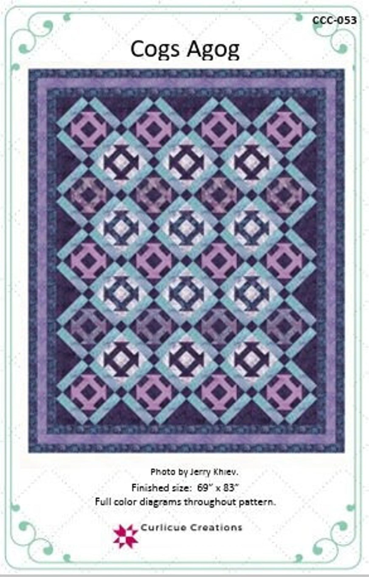 Cogs Agog Downloadable Pattern by Curlicue Creations