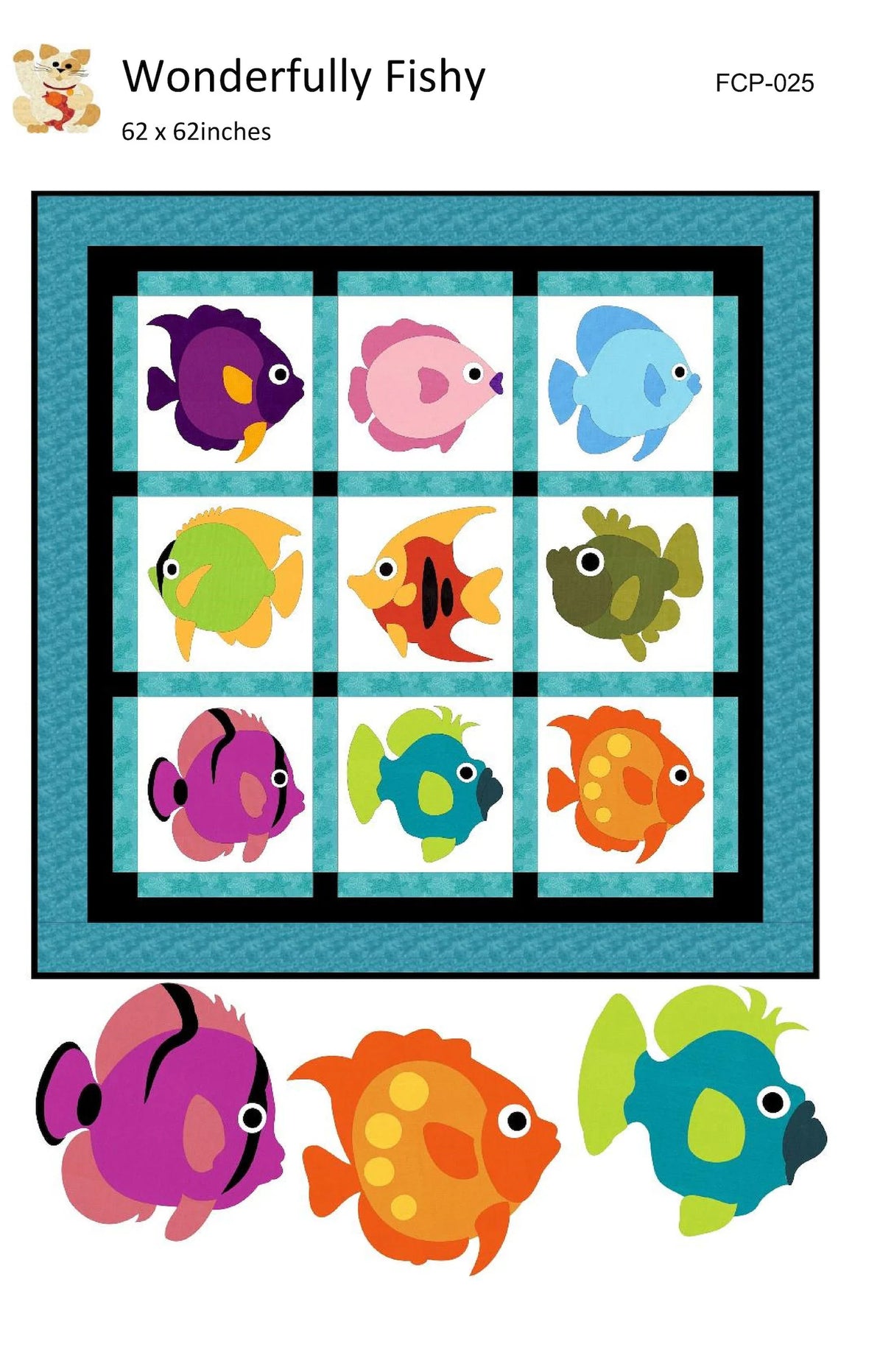 Wonderfully Fishy Quilt Pattern