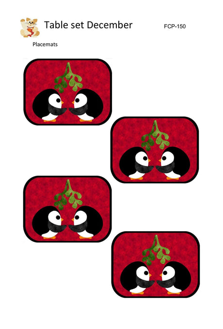 Table Set December Downloadable Pattern