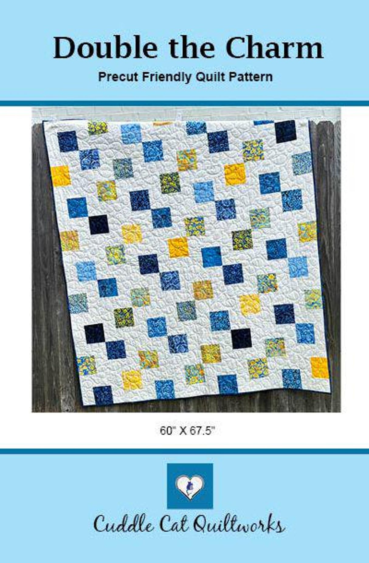 Double the Charm Downloadable Pattern by Cuddle Cat Quiltworks