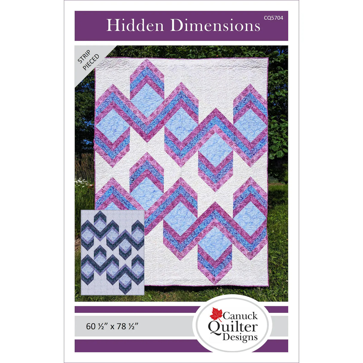 Hidden Dimensions Downloadable Pattern by Canuck Quilter Designs