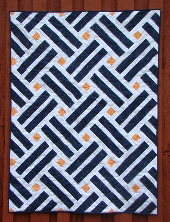 Laying Tracks Quilt Pattern by Slice of Pi Quilts