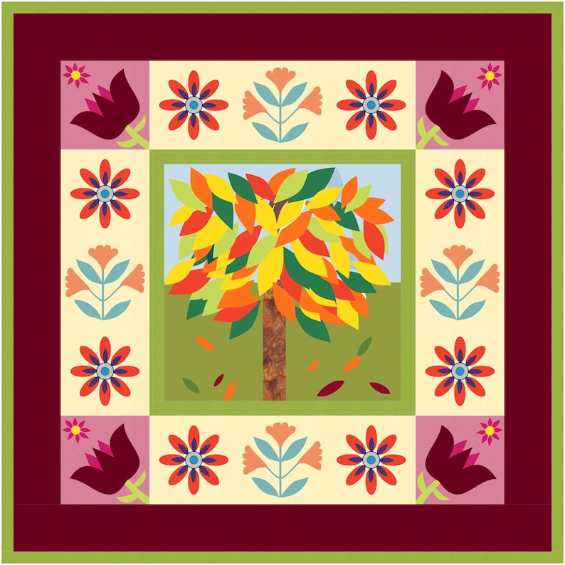Tree of Life Quilt Pattern by Handwoven By Leah