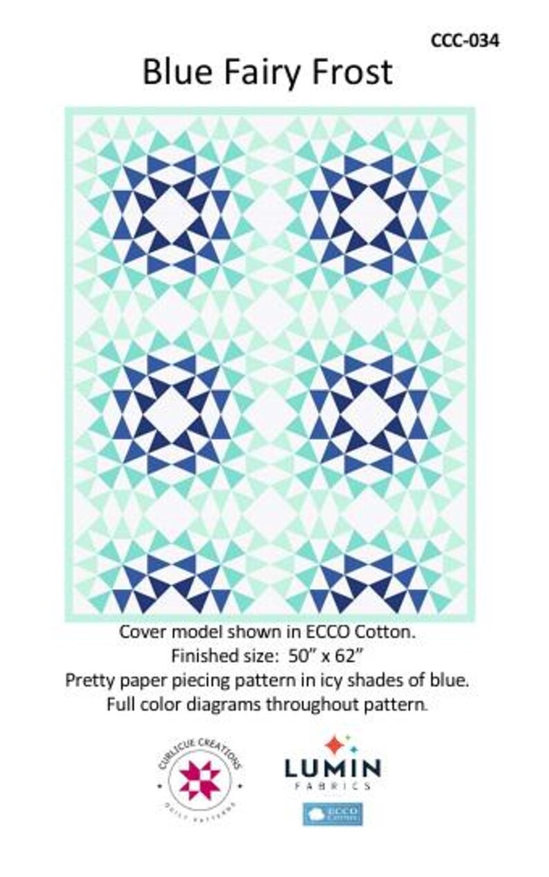 Blue Fairy Frost Downloadable Pattern by Curlicue Creations
