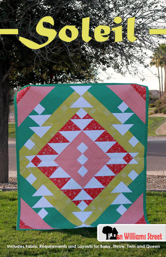 Soleil Modern Quilt Pattern by On Williams Street