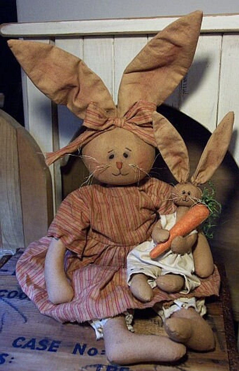 Mama and Baby Bunny Pattern