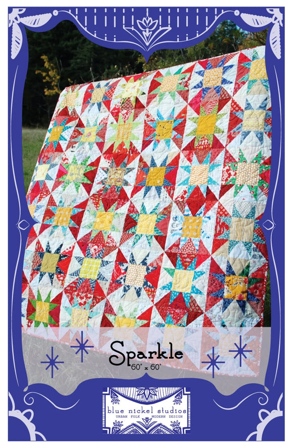 Sparkle Quilt Pattern by Blue Nickel