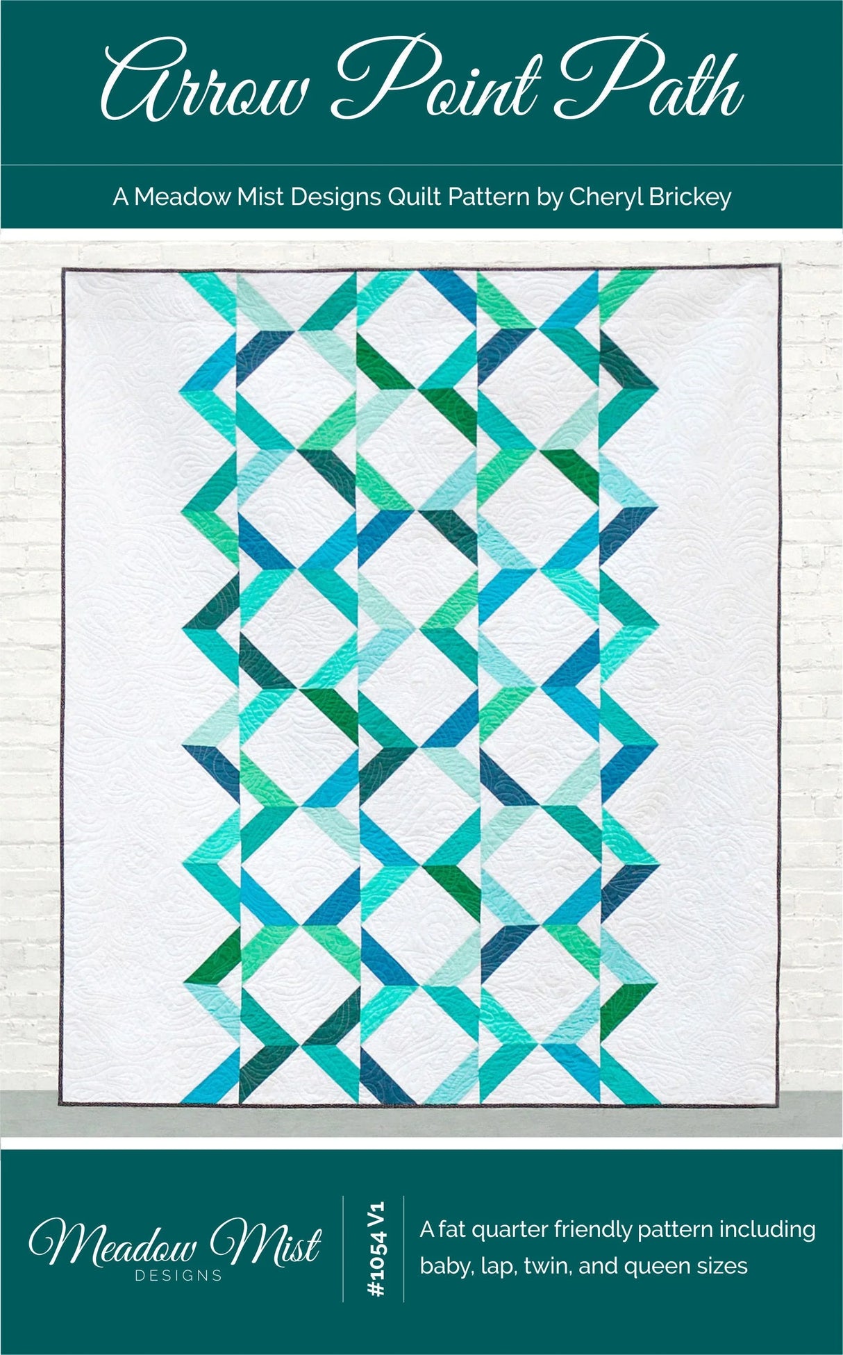 Arrow Point Downloadable Pattern by Meadow Mist Designs