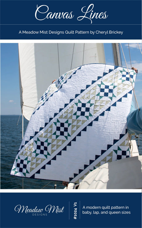 Canvas Lines Downloadable Pattern by Meadow Mist Designs